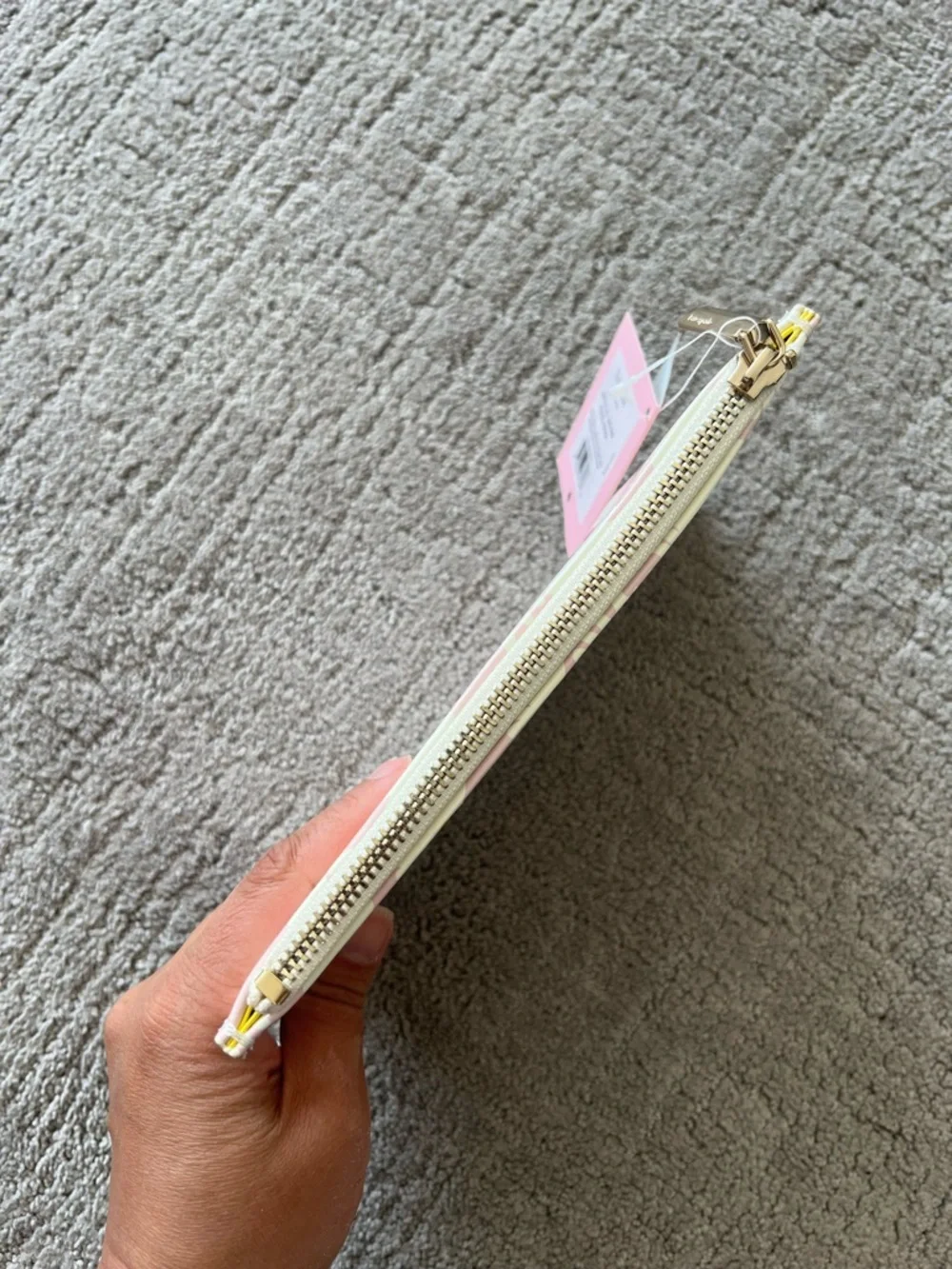 Kate Spade Pink Daisy 'Love Is All Around' Pencil Pouch